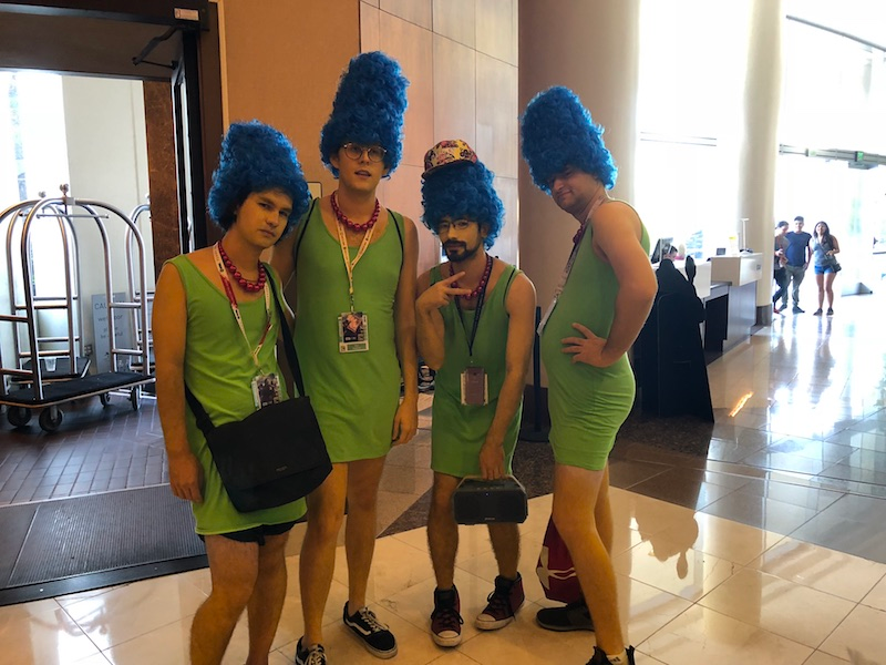 That’s a lot of Marge Simpsons right there.